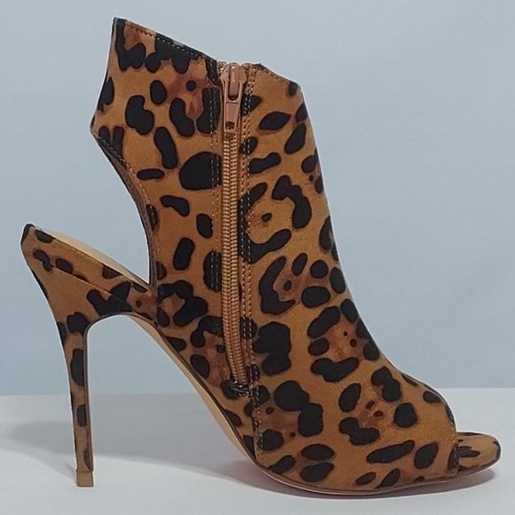 Venus Women’s Peep Toe Ankle Bootie Printed High Heels Size 7 - Picture 7 of 8